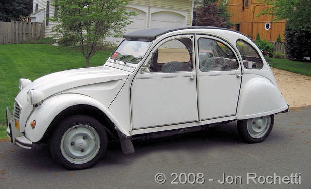 A French guy named Alain test drove my 2CV today